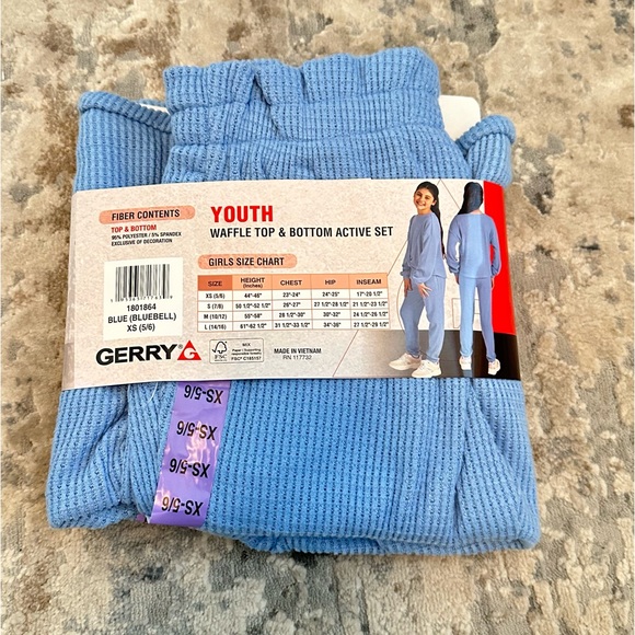 Gerry Youth 2-piece Waffle Set. Size XS-5/6; 
S- 7/8 - Picture 5 of 8